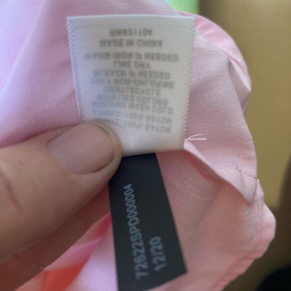 NWT Crown & Ivy Sundress Cover Up Pink Tie Dye Size S - Picture 5 of 9